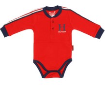 تصویر بادی آستین بلند نوزادی پسرانه طرح تامی به آوران behavaran 