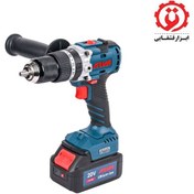 تصویر دریل شارژی چکشی براشلس لیتیوم 20 ولت آروا مدل 5819 