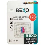 تصویر قیمت رم میکرو 128گیگ BEXO 90MB 600X C10 گارانتی مادام العمر آواتک 