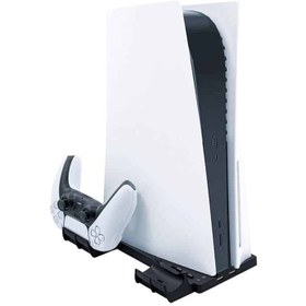 تصویر پایه عمودی شارژر مخصوص PS5 برند iPlay مدل ۲۶۹ ا iPlay Vertical Charger Stand iPlay Vertical Charger Stand