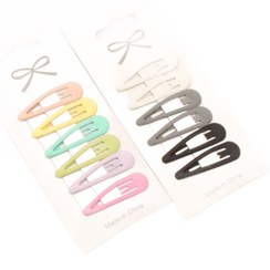 تصویر گل سر تق تقی رنگی (6 عددی) 