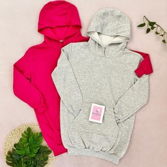 تصویر هودی بلند داخل کرکی Hoodie