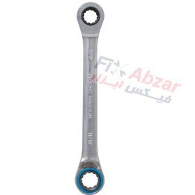 تصویر آچار جغجغه ای چهار سر لیکوتا مدل ARW-15M0002 LICOTA 4 IN 1 72 TEETH RATCHET WRENCH MODEL ARW-015M0002