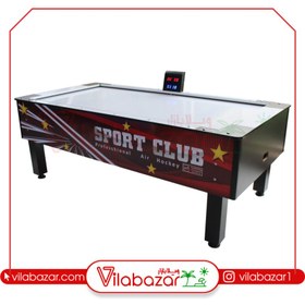 تصویر ایرهاکی نمایشگر کنار 8 فوت طرح Sport Clup قرمز 