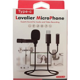 تصویر میکروفون سیمی یقه ای Lavalier GL-142 Microphone Lavalier GL-142