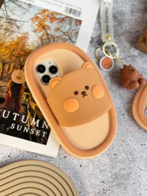 تصویر قاب دمپایی خرسی Teddy slippers 