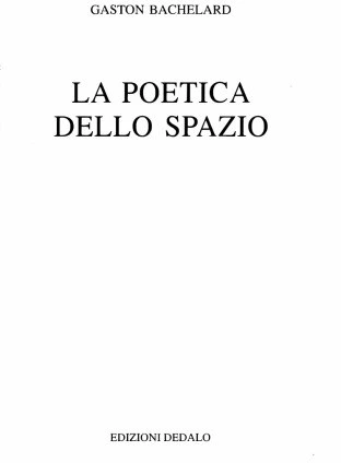 خرید و قیمت دانلود کتاب La poetica dello spazio ویرایش 2 | ترب