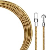 تصویر فنر سیم کشی ۲۰ متری استیل سرغلطکی گلدن 