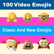 تصویر 100 کتابخانه آماده از ایموجی‌های کلاسیک و مدرن برای نرم افزار کمتازیا 