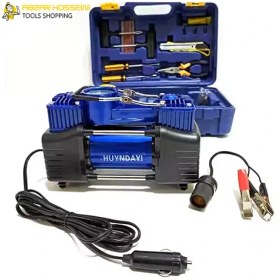 تصویر پمپ باد فندکی هیوندای مدل RD-AC14 دو سیلندر 