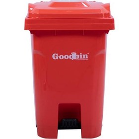 تصویر مخزن زباله ۴۰ لیتری پدال دار گودبین 