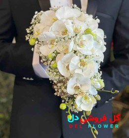 تصویر دسته گل آبشاری ارکیده 636 