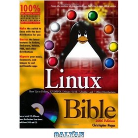 تصویر دانلود کتاب Linux Bible: Boot Up to Fedora, KNOPPIX, Debian, SUSE, Ubuntu , and 7 Other Distributions کتاب مقدس لینوکس: بوت کردن به فدورا، KNOPPIX، Debian، SUSE، Ubuntu و 7 توزیع دیگر