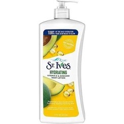 تصویر لوسیون بدن ویتامین E و آووکادو ST.IVES مدل Hydrating حجم 621 میلی لیتر ST. IVES SOOTHING OATMEAL & SHEA BUTTER BODY LOTION