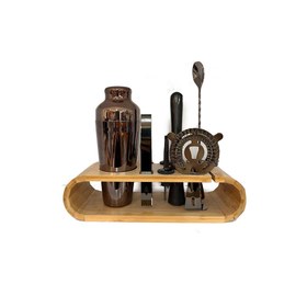 تصویر ست بار سرد دودی 9 تکه Bartender Kit Cocktail Shaker Set 