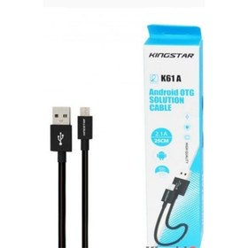 تصویر مبدل OTG درگاه USB به کانکتور میکرو یو اس بی اصلی سامسونگ 