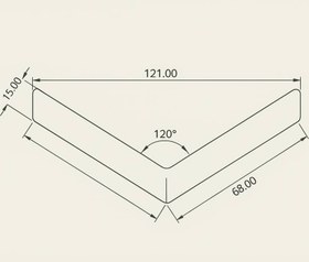 تصویر گونیا مویی مدل A120 