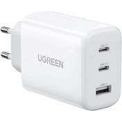 تصویر شارژ دیواری یوگرین مدل CD275 90496 توان 65 وات Ugreen CD275 90496 65Watt wall charger