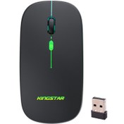 تصویر ماوس بی سیم کینگ استار مدل KM535RW Kingstar KM535RW Wireless Mouse