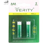 تصویر باتری نیم قلمی شارژی 900mAh VERITY 