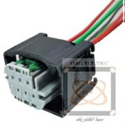 تصویر سوکت سنسور دریچه گاز پژو سمند EF7 برند سما الکتریک 