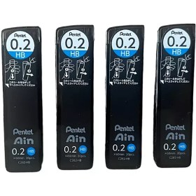 تصویر مغزی اتود ۰.۲ پنتل مغزی اتود 0/2 پنتل گرید hb بسته 20 عددی