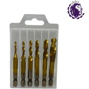 تصویر ست مته قلاویز 6 عددی 