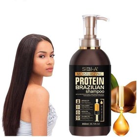 تصویر پک شامپو و ماسک مو پروتئین برزیلی کراتین کویین ۱۰۰۰ میل 