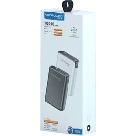 تصویر پاوربانک مینی کانفلون مدل A6Q ظرفیت ۱۰۰۰۰ میلی آمپر ساعت Powerbank Konfulon A6Q 10000mAh