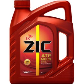 تصویر روغن گیربکس زیک مدل SK ZIC ATF MULTI HT اصلی ساخت کره جنوبی چهار لیتری 