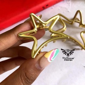 تصویر کلیپس فلزی طرح ستاره C109 