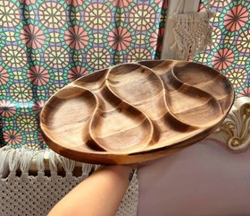 تصویر سینی مزه 5 تیکه سینی مزه زیبا شیک