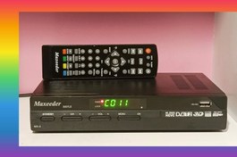 تصویر گیرنده دیجیتال مکسیدر MX-3 مدل 3007LE در حد نو DVB-T2 HEVC H.265 FULL HD بدون کارتن (ویترینی) با یک سال ضمانت