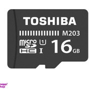 تصویر کارت حافظه توشیبا (Toshiba) مدل UHS-I microSDHC M203 100MB/s ظرفیت 16 گیگا بایت 