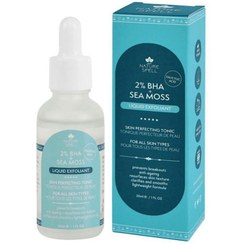 تصویر سرم لایه بردار BHA 2% و خزه دریایی نیچر اسپل 30ml 