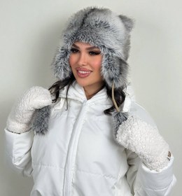 تصویر کلاه روسی گربه گرگی 