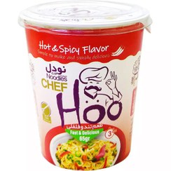 تصویر نودل تند فلفلی شف هو مدل لیوانی chef hoo chef hoo