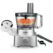 تصویر غذاساز چندکاره AZUR مدل AZ-290FP با موتور 1000 وات و بدنه آلومینیومی دایکاست AZUR multifunction food processor model AZ-290FP with 1000 watt motor and die-cast aluminum body