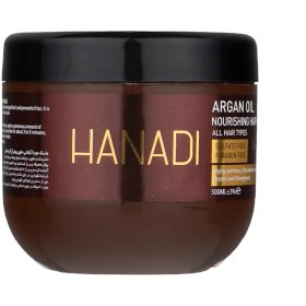 تصویر ماسک مو با آبکشی حاوی روغن آرگان هانادی Hanadi Argan Oil Nourishing Hair Mask