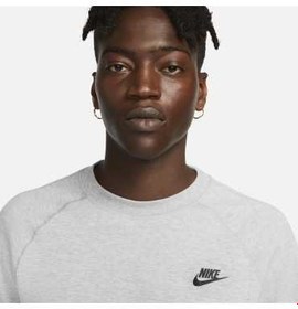 تصویر سویشرت ورزشی مدل Nike Sportswear Tech Fleece OG رنگ خاکستری تیره هدر/سیاه مردانه نایک 