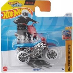 تصویر ماشین اسباب بازی موتور سیکلت HW450F تک هات ویلز HOT WHEELS 