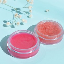 تصویر پک بالم لب و اسکراب لب کاسه ایی 