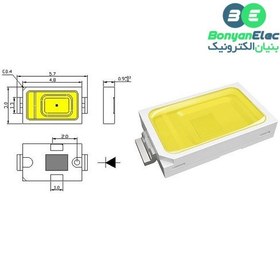 تصویر ال ای دی SMD سایز 5730 رنگ سفید 5730 SMD