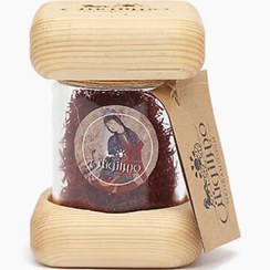 تصویر زعفران سرگل 4 گرمی درب چوبی 