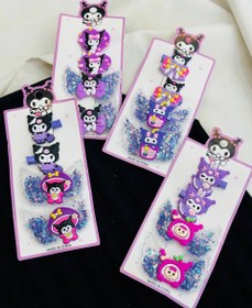 تصویر گیره مو انبری کرومی 