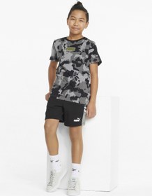 تصویر شلوارک نظامی پسرانه Essentials برای کودکان برند puma Essentials Kids Boys Camo Shorts