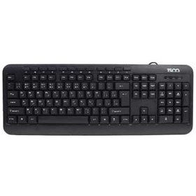 تصویر کیبورد تسکو مدل TK8011 با سیم 