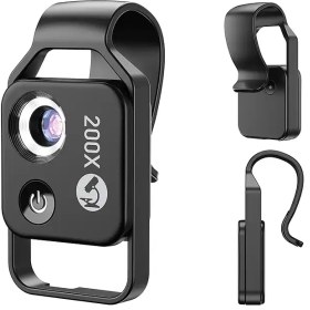 تصویر لنز میکروسکوپی موبایل اپکسل مدل Apexel 200X 