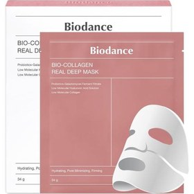 تصویر ماسک جوانساز و آبرسان بیو کلاژن بایودنس 1 ورق BIODANCE Bio-Collagen Real Deep Mask BIODANCE Bio-Collagen Real Deep Mask