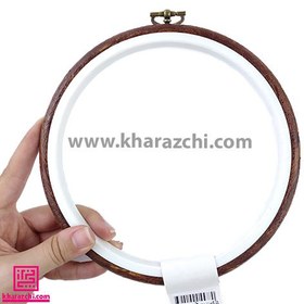 تصویر کارگاه ژله ای گرد قهوه ای 16 سانت 